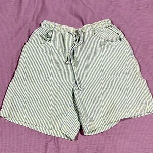 Jenny Buchanan size small seersucker vintage shorts